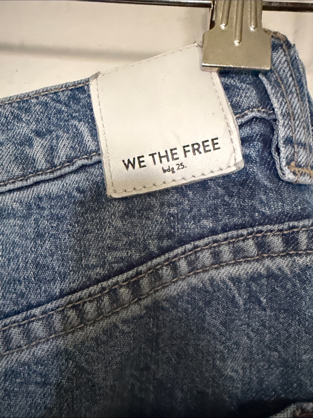 Free People We the Free Old West Slouchy Jeans Size 32 - Picture 7 of 9